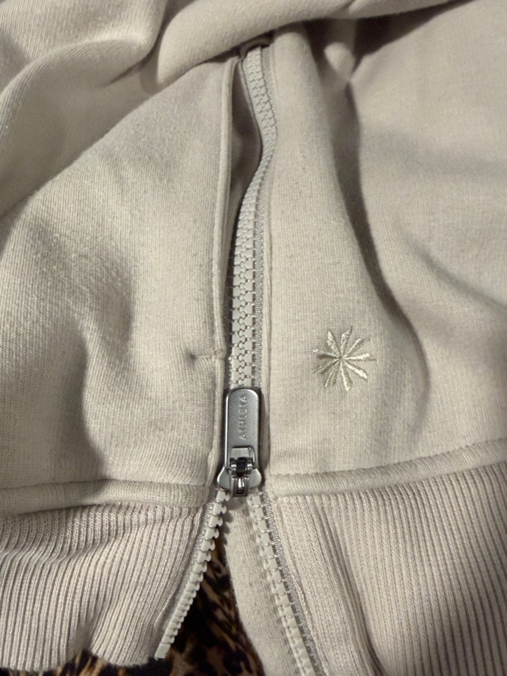 Athleta Quarter-Zip Pullover in Beige - Picture 5 of 5